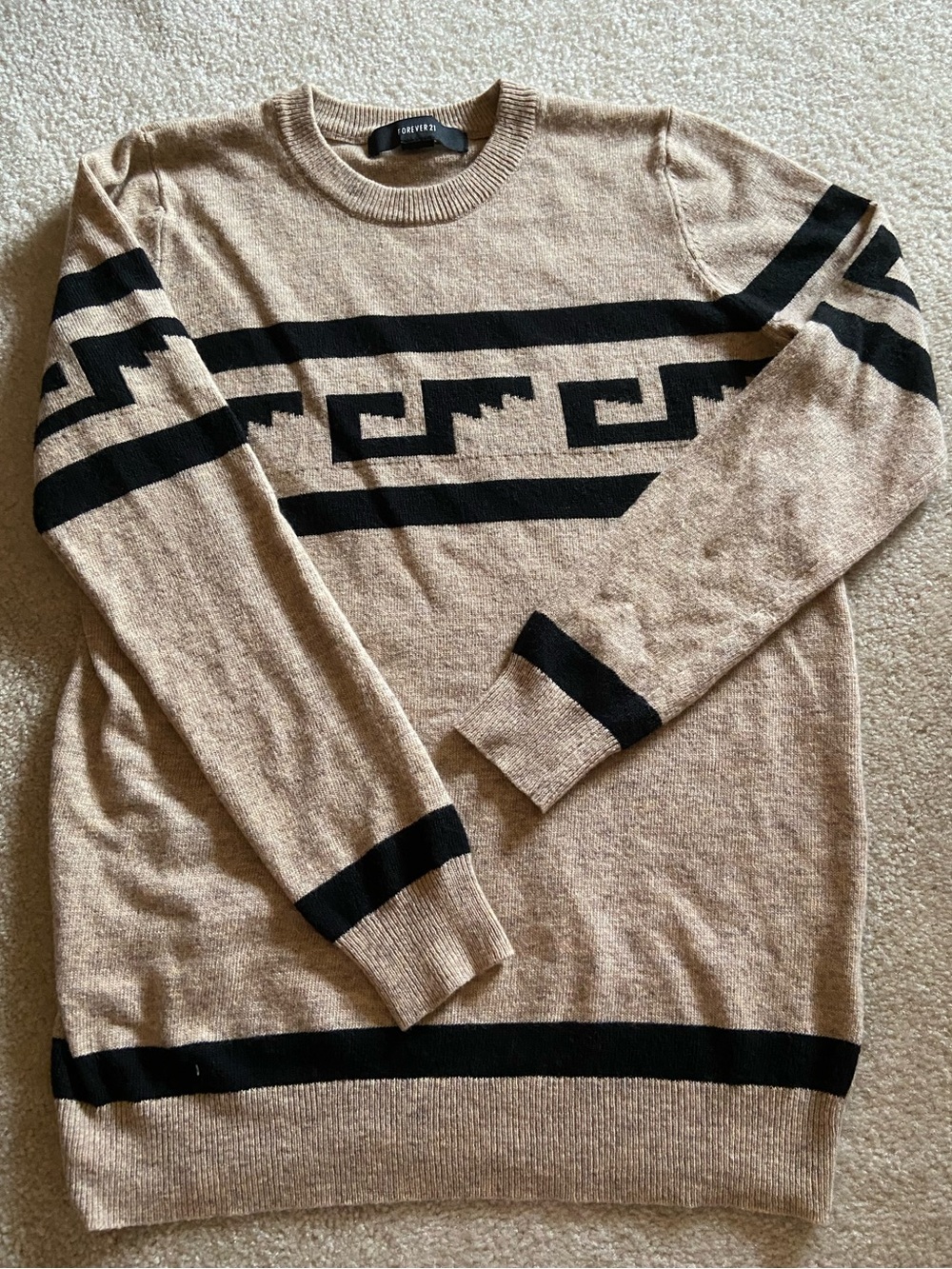Forever 21 knitted tan Sweater